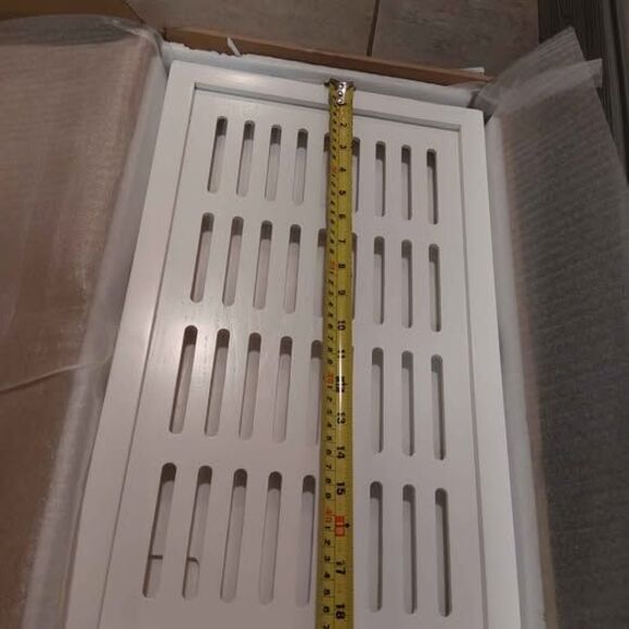 THE REFINED FELINE Litter Catch for The Refined Litter Box White, Solid Wood - Picture 6 of 10